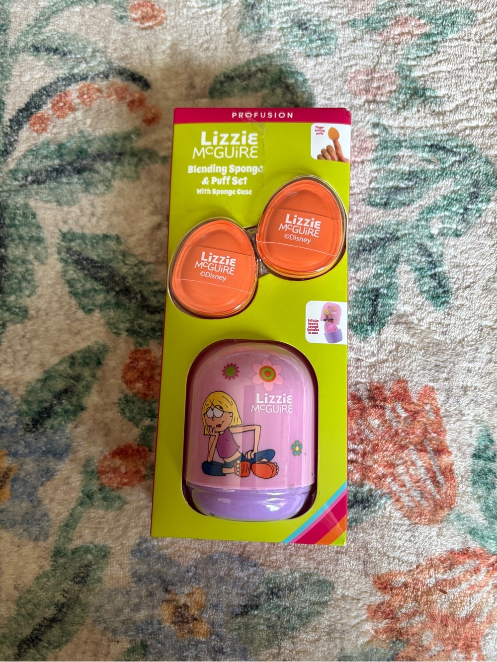 Lizzie McGuire Blending Sponge & Puff Set in Orange and Pink